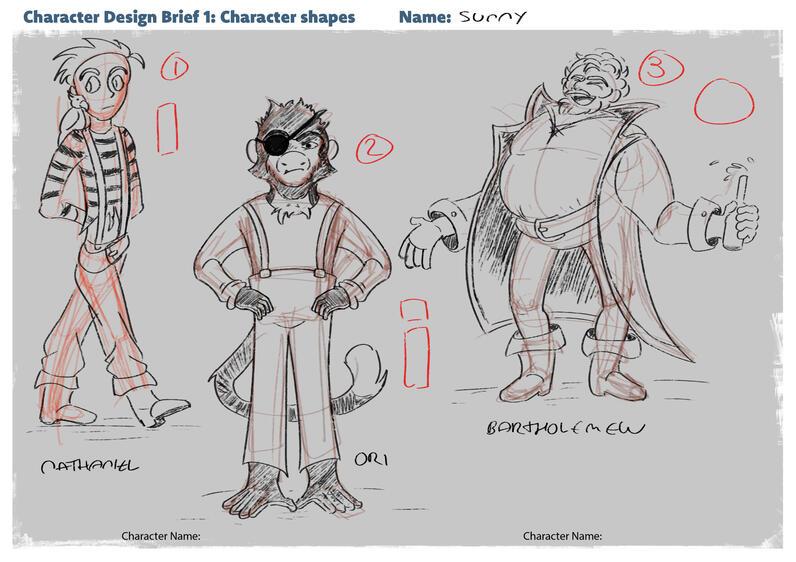 Character Design: Pirates 1