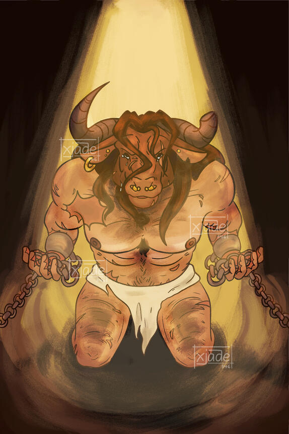 Day 1: Minotaur (Fantasy January 2024)